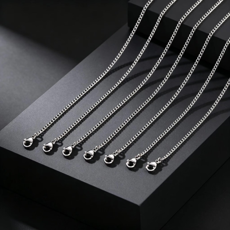Unisex Slim Stackable O-Link Chain Necklace, Exquisite Design