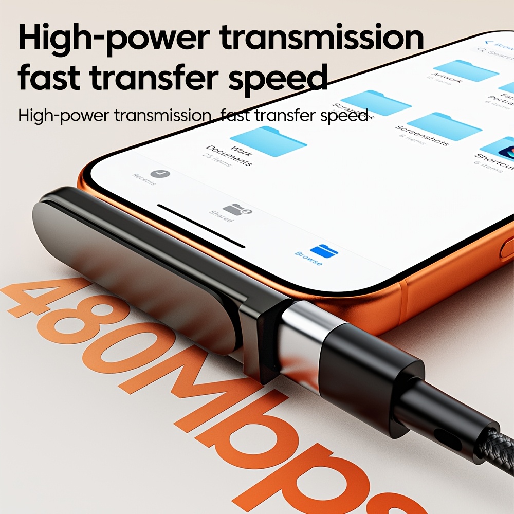 2in1 Foldable Stand Fast Charging Adapter, 240W Type C
