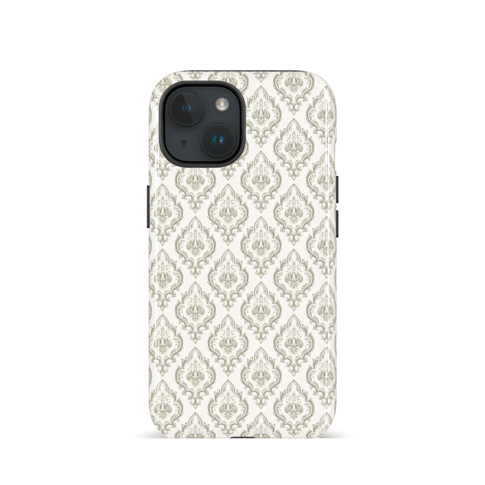 TEMU Phone Case - Beige Patterned Phone Case For Iphone 17, 16 Pro Max, 15 Pro Max, 13, 12, 11, Xs Max, 7, And Se2 With A Glossy End