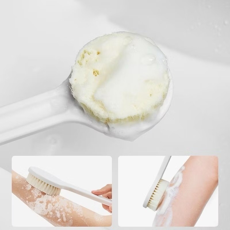 2pcs Body Cleansing Set with Back Scrubber and Foot Scrubber