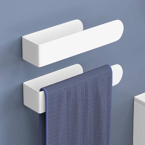 2pcs hand towel holder kitchen towel rack wall mounted stainless steel bath towel hanger for bathroom hotel kitchen inch 2pcs