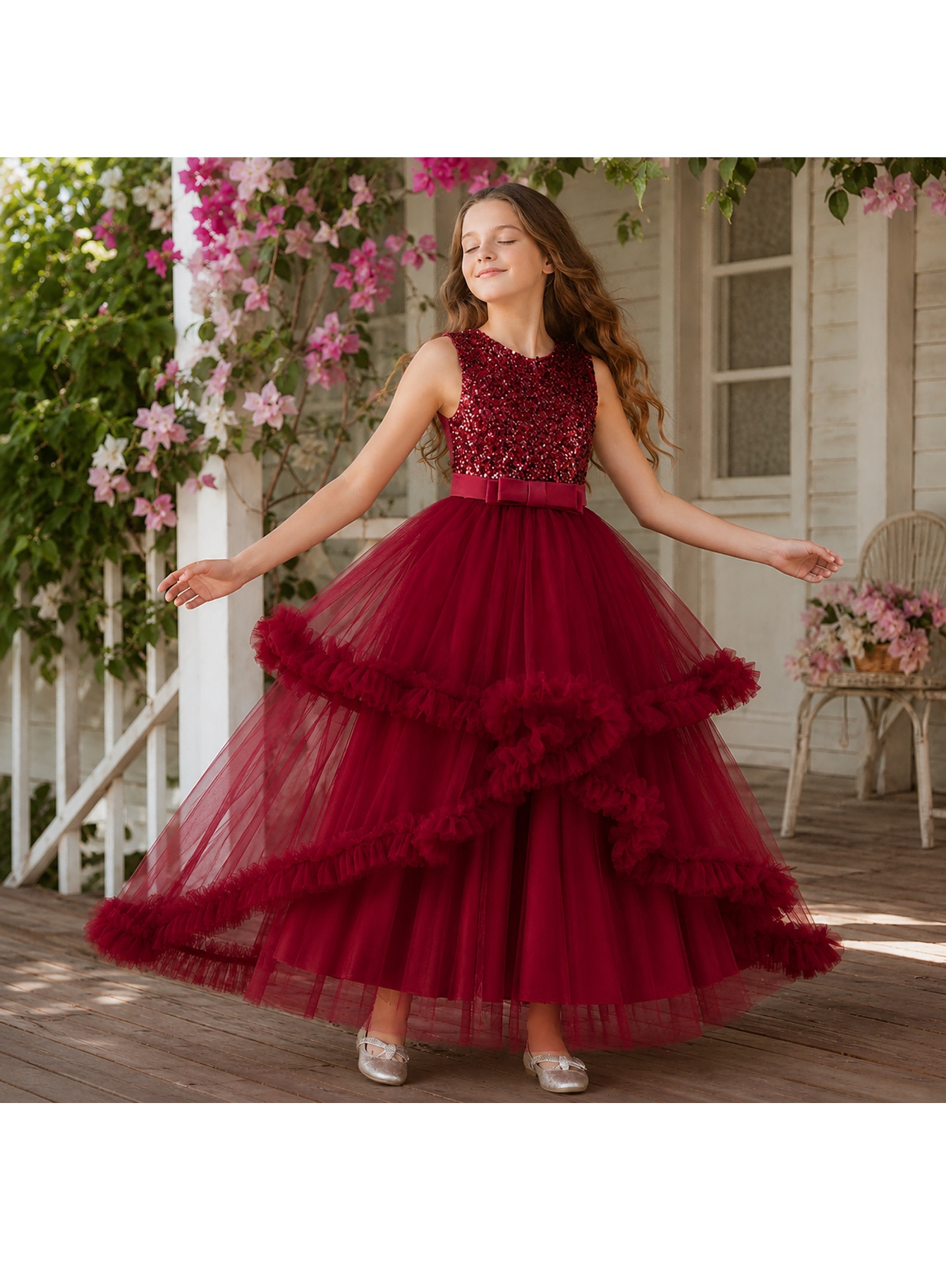 girls dresses formal sold on Temu United States
