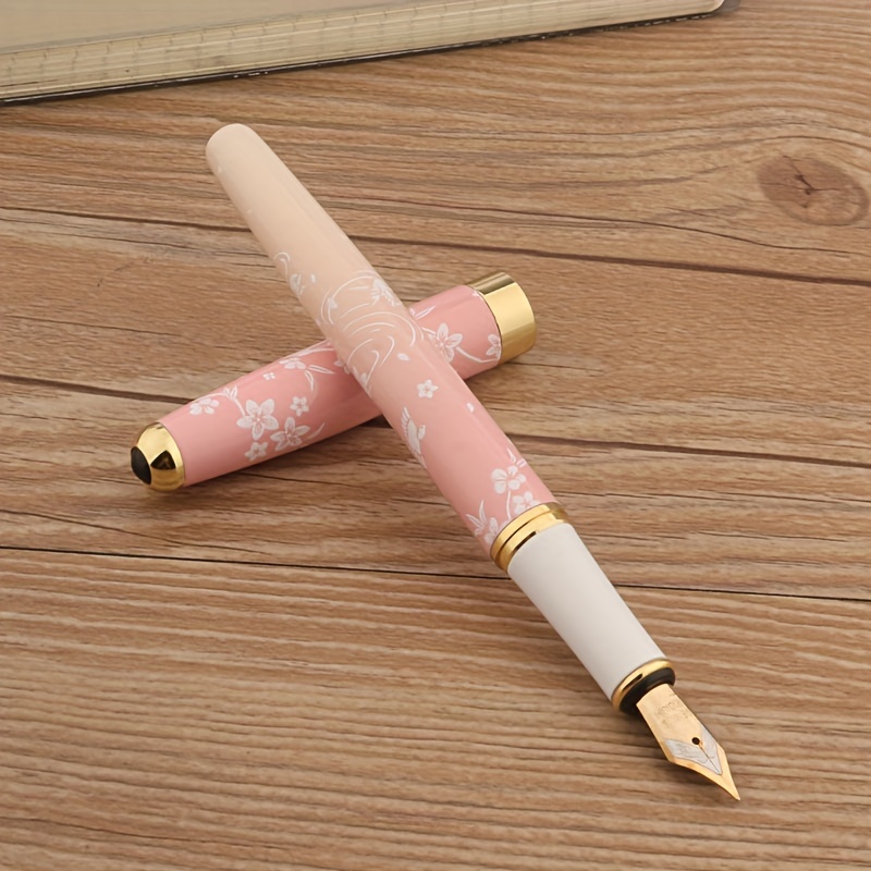 1pc Metal Pen Pink Cherry Office Stationery School Supplies Writing Tools