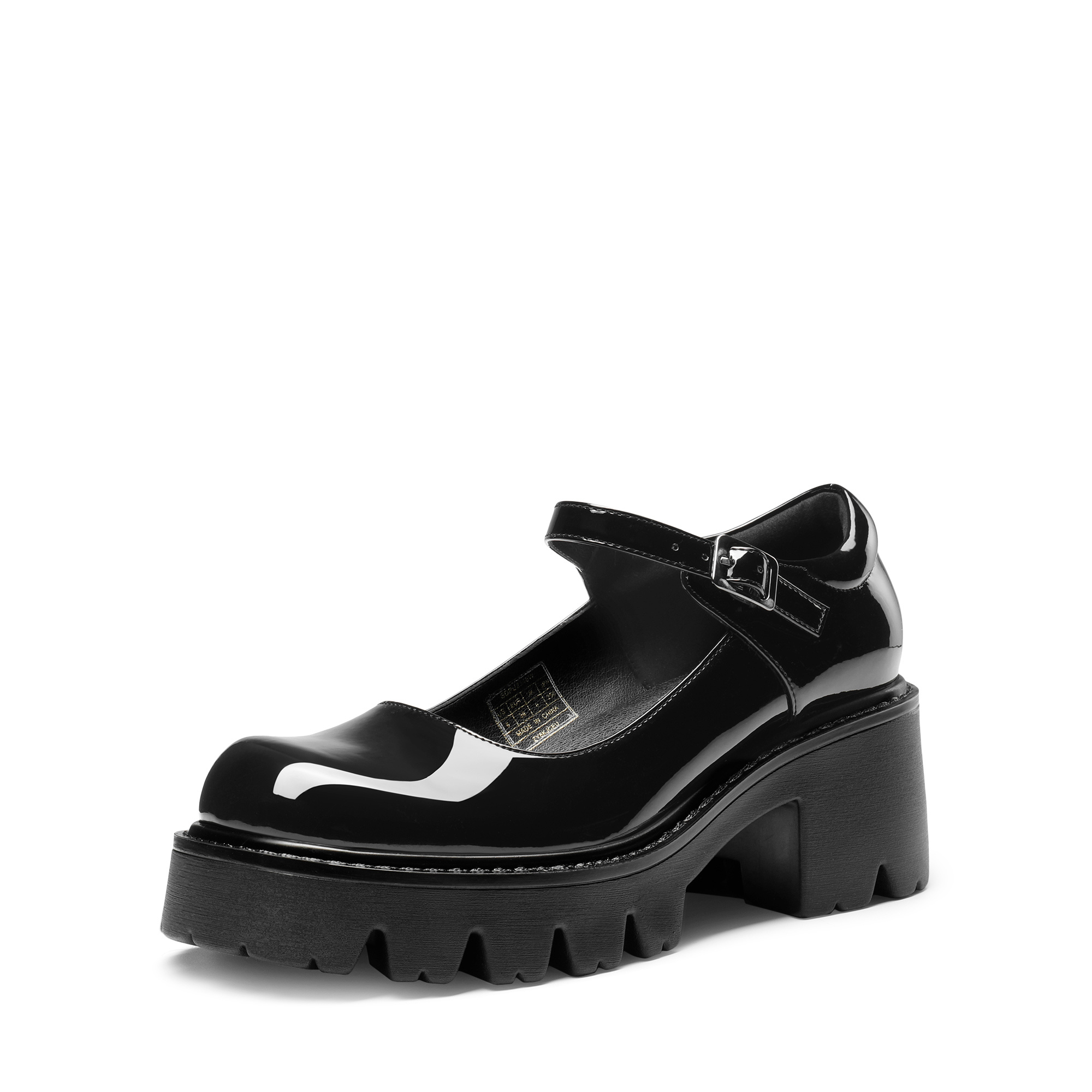 Dream Pairs Women's Round Toe Flats, Chunky Platform With Strap For A For Lolita Look, Women Shoes