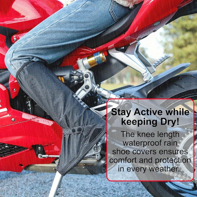 Waterproof Shoe Cover in outdoor use