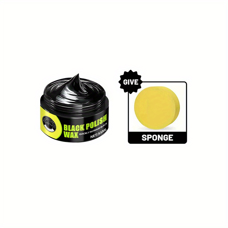 TEMU Multifunctional Car Interior Repair Kit: Plastic Parts And Maintenance & Renewal, Interior Glossy Wax, Tire Polishing & Protection, Nano- For Vehicle Yellowing Repair, With A Sponge Included.