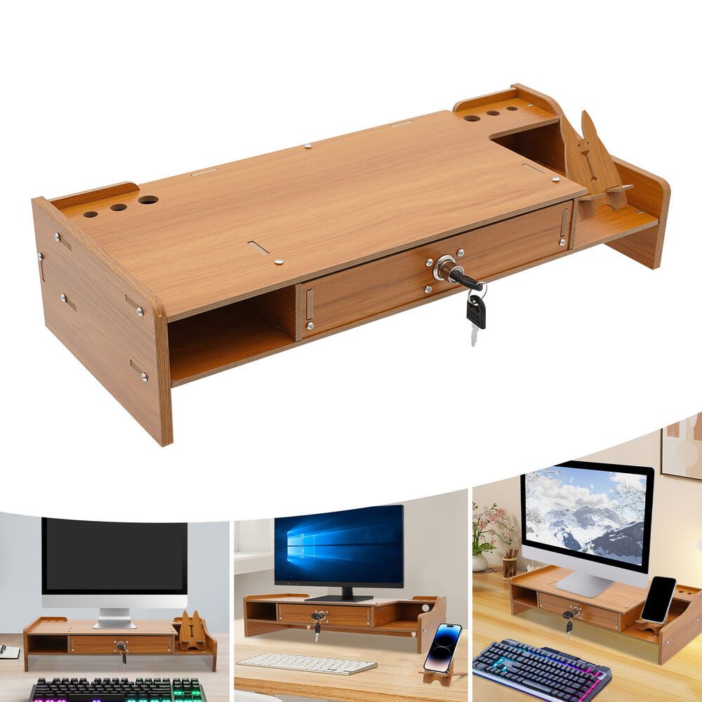 adjustable monitor stand riser sold on Temu United States