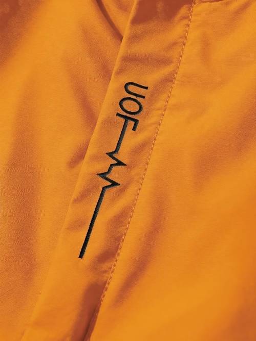 veste à capuche pour homme avec imprimé de lettres tendance, manteau zippé coupe-vent décontracté printemps automne, streetwear , haut dextérieur