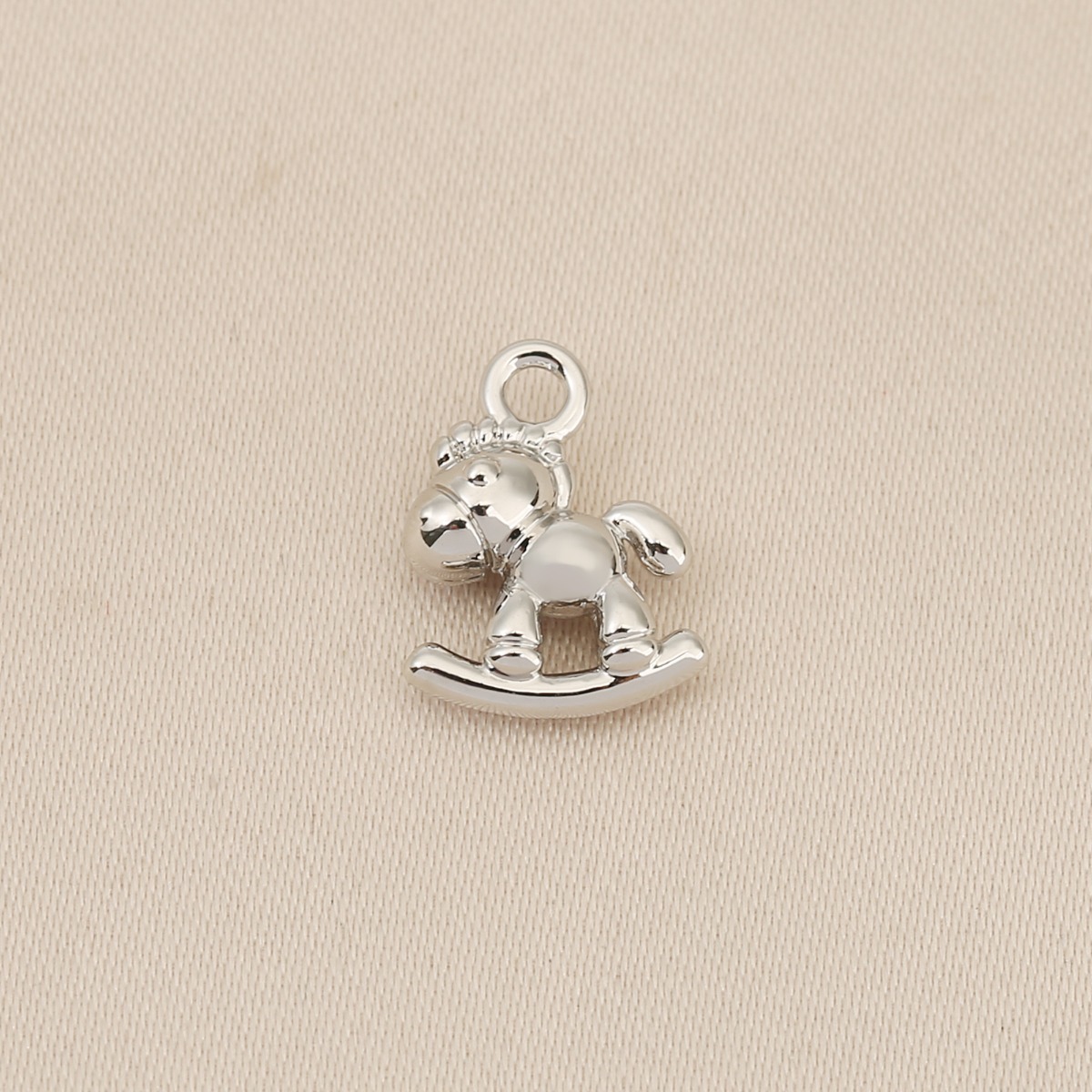 3pcs Exquisite Copper Tricycle-Shaped Pendant Set
