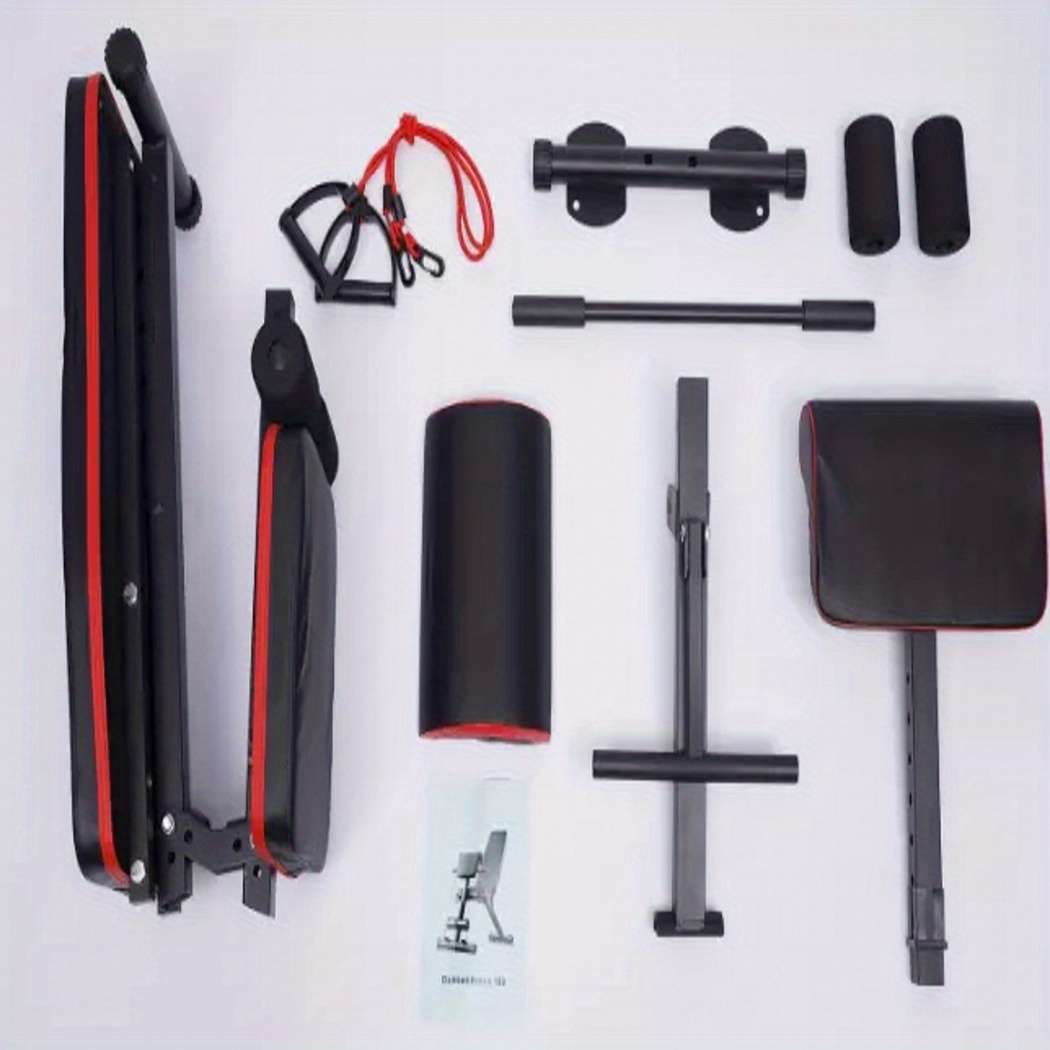 Adjustable Weight Bench Press & Squat Rack, Home Gym Fitness Equipment
