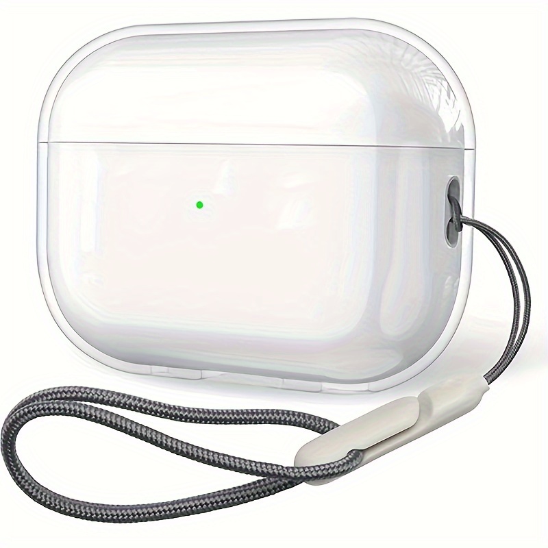 Lanyard Transparent Case For Wireless Protective Earphone Cover Anti-drop Rope Lanyard For