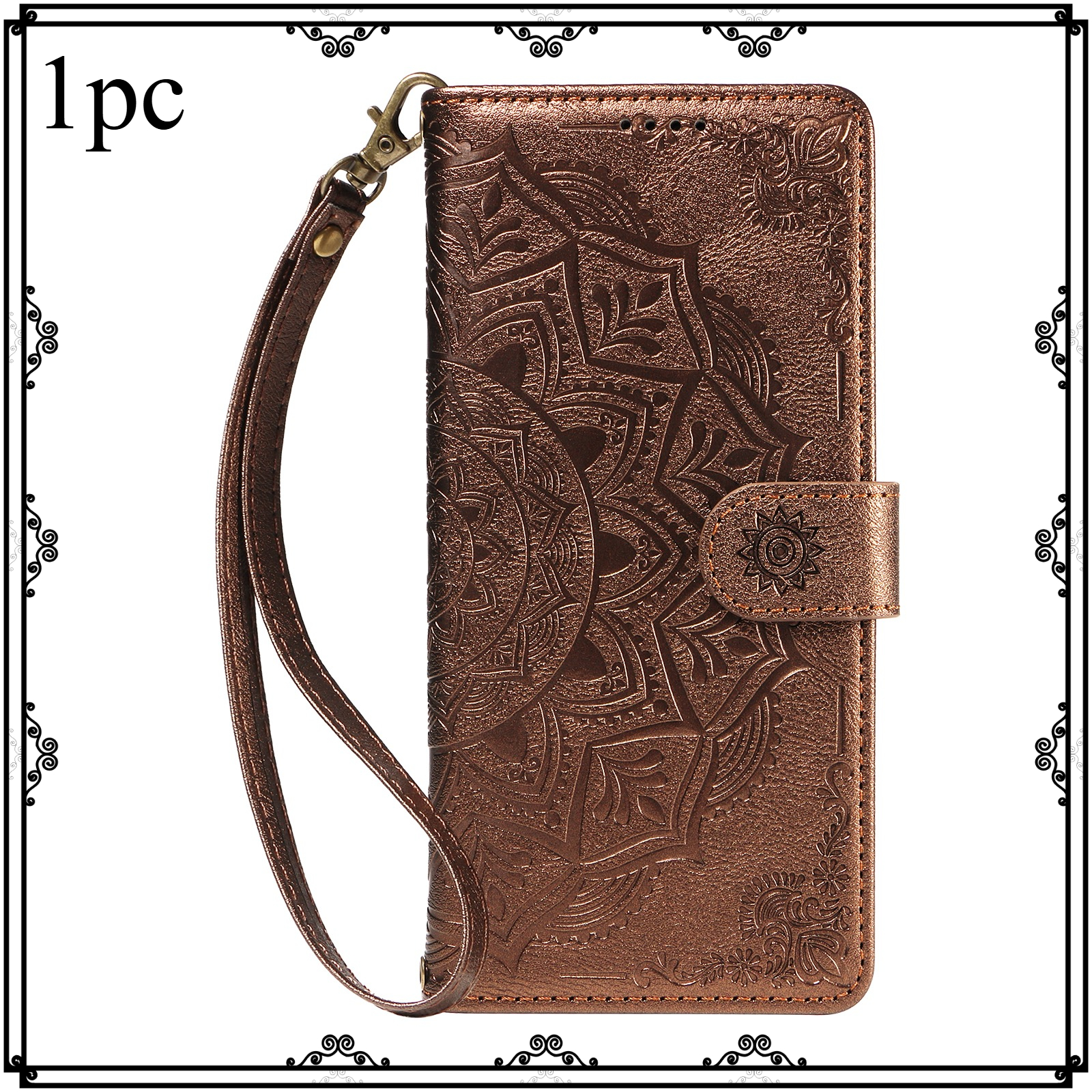 TEMU Phone Case: Iphone Style: Zipper Wallet Phone Case, Suitable For , Fits Iphone 17 16 14 13 12 11 7 8 Pro Max Pro Handbag Style, Synthetic Faux