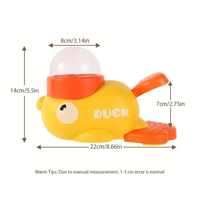 interactive slow feeder duck puzzle bowl for small to medium dogs anxiety boredom yellow with orange cap non electric pet enrichment toy interactive dog bowl duckthemed feeder pet bowl details 4
