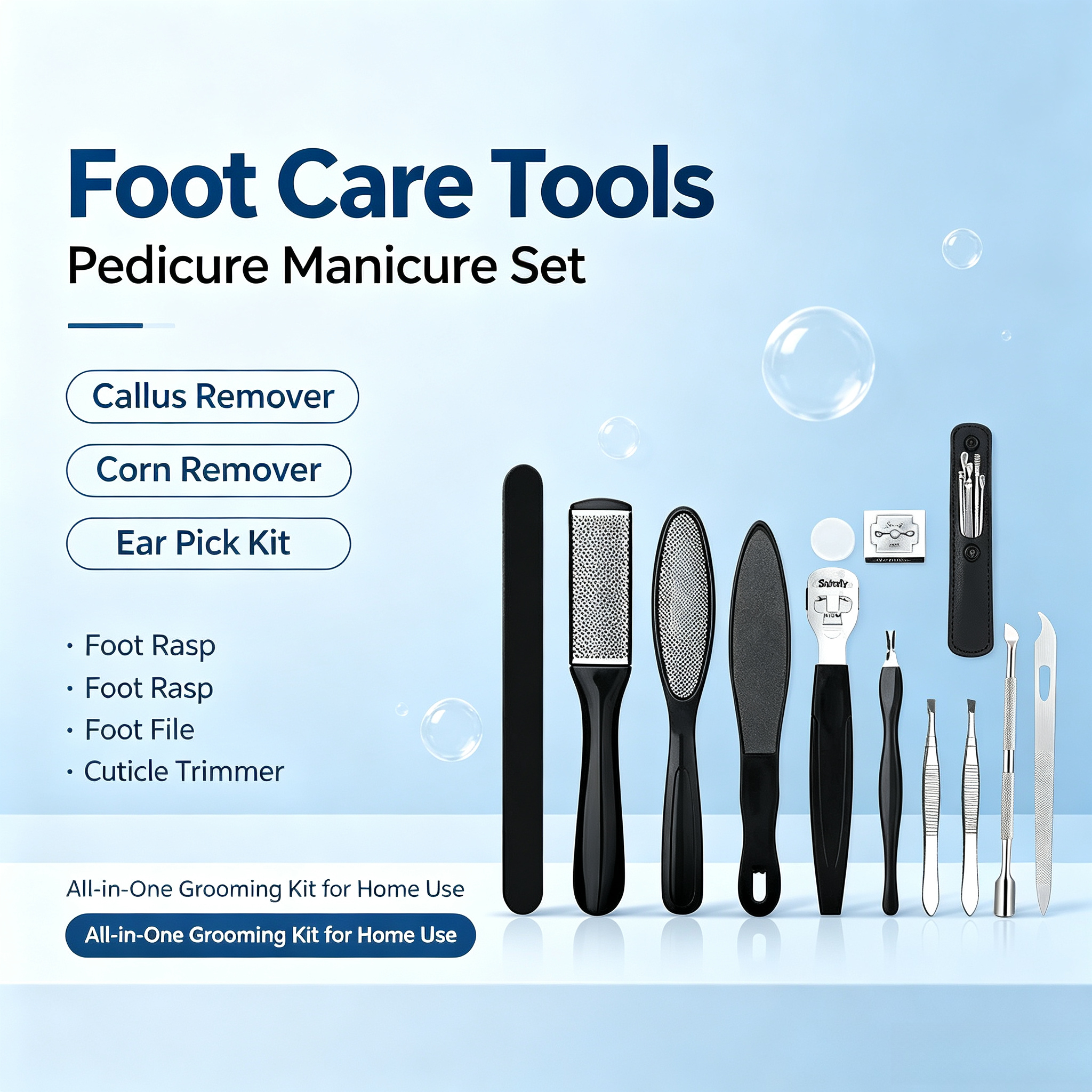 18pcs Professional Pedicure Manicure Tool Set
