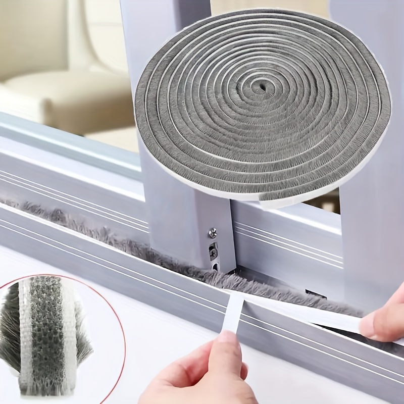 10 1 meters of self   sealing strips for doors and windows plastic strips designed to block wind featuring an   backing ideal for aluminum windows and wooden doors providing dustproof windproof soundproof