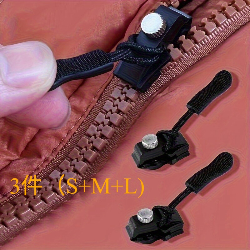 Zipper Repair Kit, Detachable Bag Jacket Clothing Shoes And Boots Home Replacement Zipper Slider Zipper Head