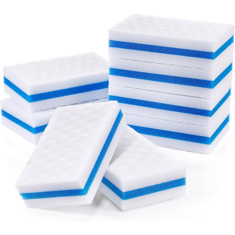 Image of 8 Pack Boat Erasers For Cleaning Magic Scuff Sponge Boating Erasers Accessories Gifts Hull Cleaner Vinyl Seat Cleaner All Purpose Scrubber Kitchen Bathroom Shower Oven Cleaning Supplies