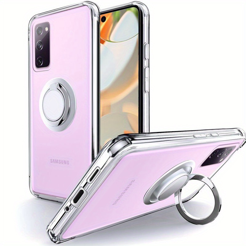 TEMU Чохол для телефону: для for Samsung for Galaxy S25 S24 S23 S22 S21 S20 S10 S9 S8 S7 , тонкий прозорий чохол [захист від падіння з висоти 12