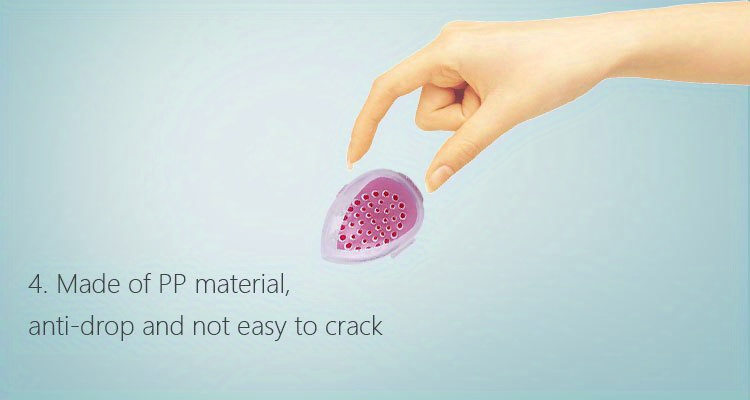 1pc Clear Travel Makeup Sponge Holder, Mini Transparent Plastic Cosmetic Puff Storage Case, Portable Sponge Organizer for Beauty Blenders and Applicators