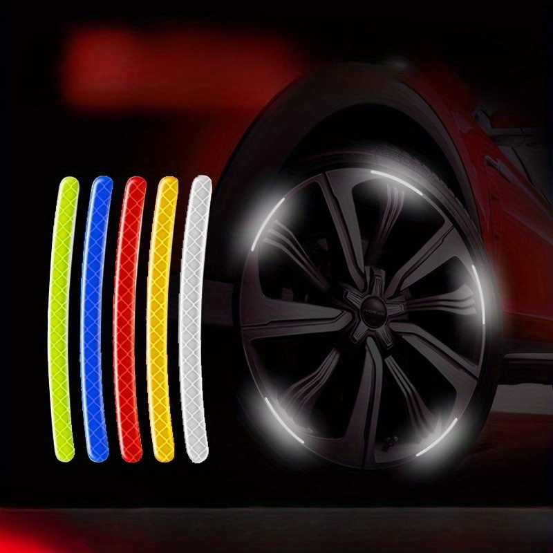 29pcs High Visibility Reflective Safety Warning Stickers for Vehicles & Backpacks
