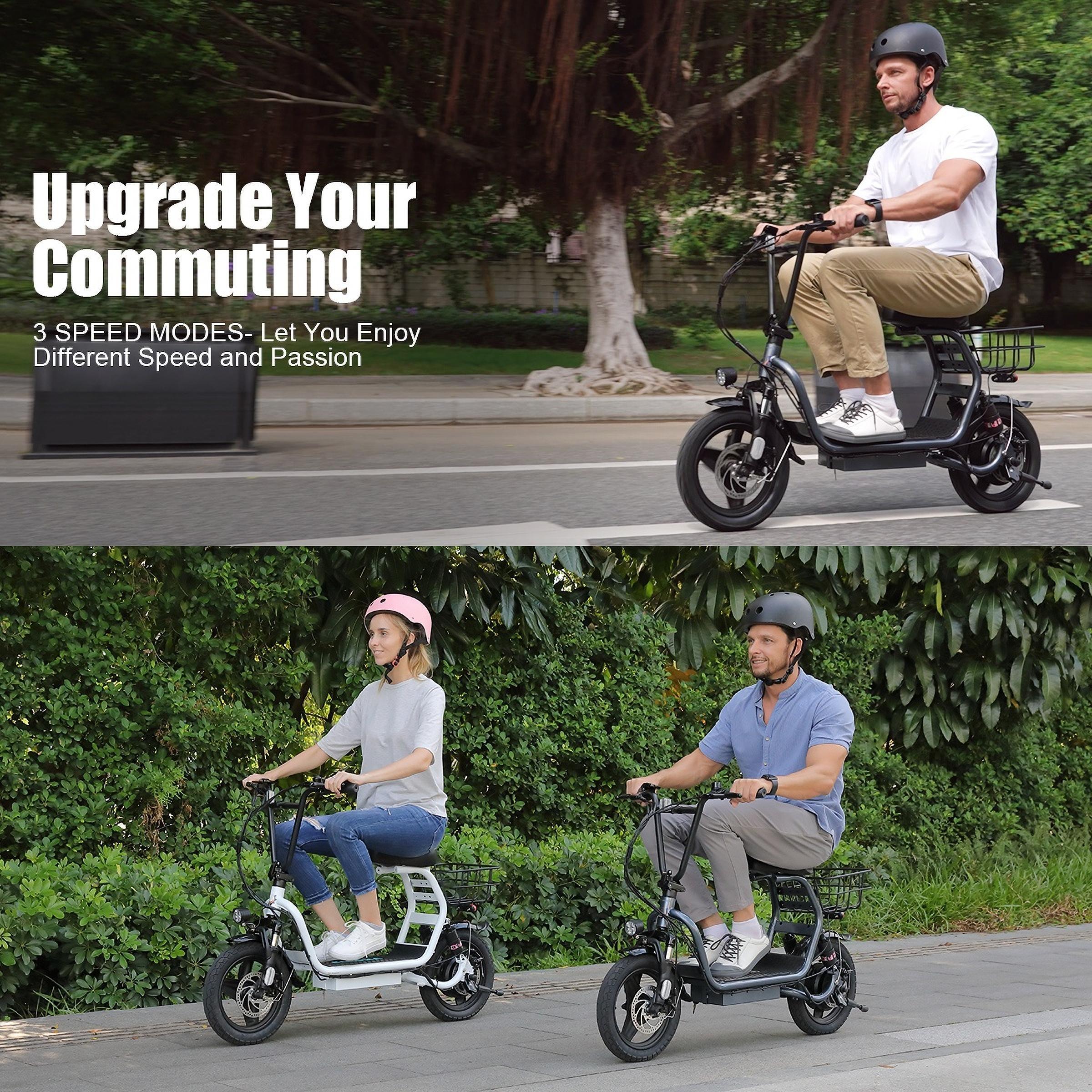 Caroma 750W Adults Electric Scooter - 20 MPH High-Speed, 25 Mile Range, Heavy-Duty Commuter E-Scooter with Dual Suspension, Foldable frame & Seat, 48V Lithium Battery, Dual Brake System (Regenerative & Mechanical), 14