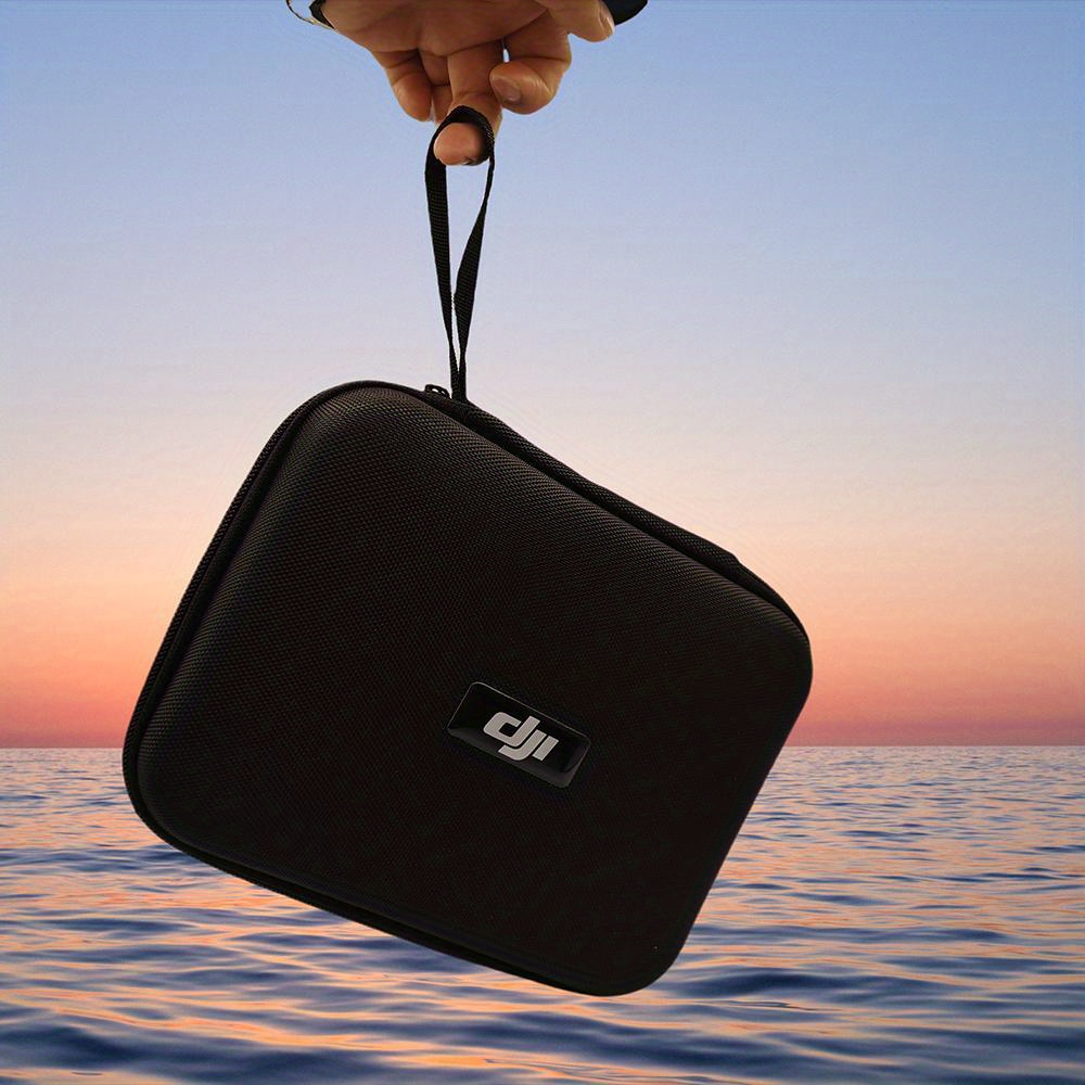  mobile 7 case premium protective storage pouch with customizable compartments for 7p handheld stabilizer accessories black accessory organizer soft texture cover details 4