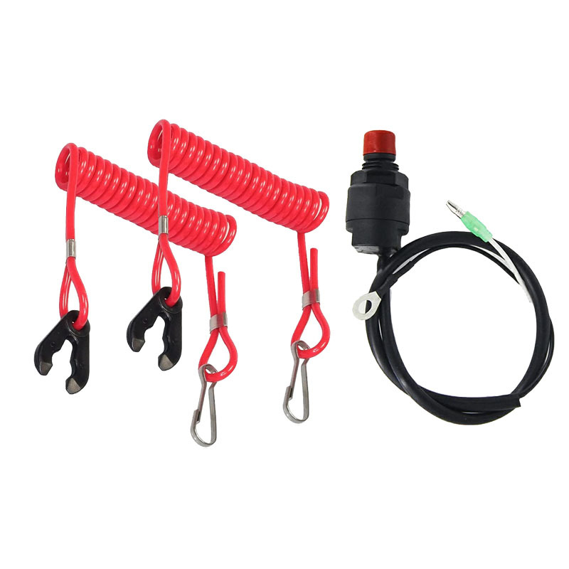 TEMU Set da 3 pezzi di cavo di universale per spegnimento motore , cavo di per interruttore di di emergenza, compatibile con ATV, barche e motocicli,