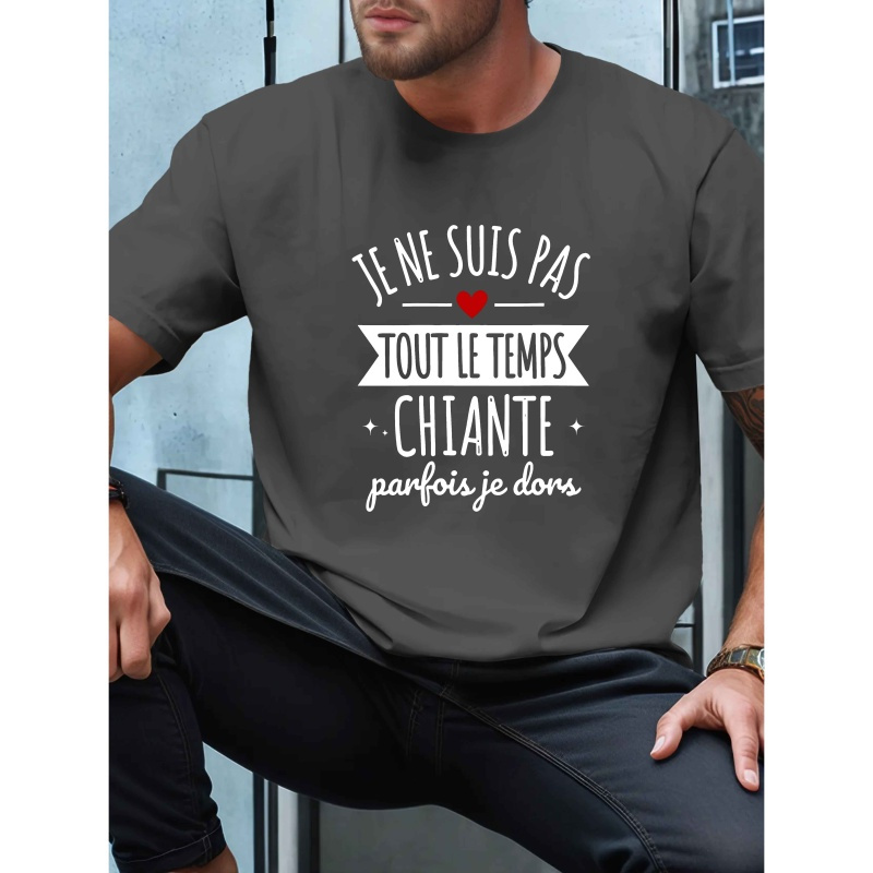 

T-shirt à manches courtes pour homme, t-shirt d'été