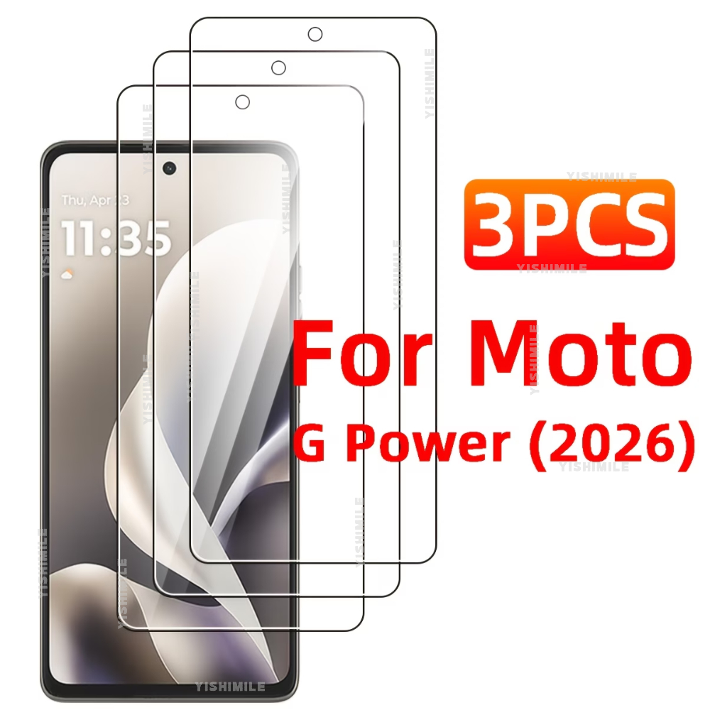 TEMU 3 Ultra-high-definition Tempered Glass Screen Protectors, Suitable For Moto G06 G14 G15 G24 G34 G35 G45 G54 G55 G56 G64 G75 G77 G84 G86 G24power