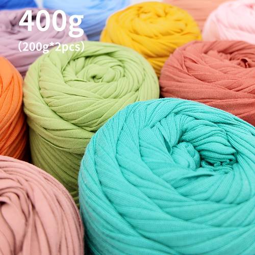 2pcs of 400g 200g 2 high end quality t shirt fabric yarn