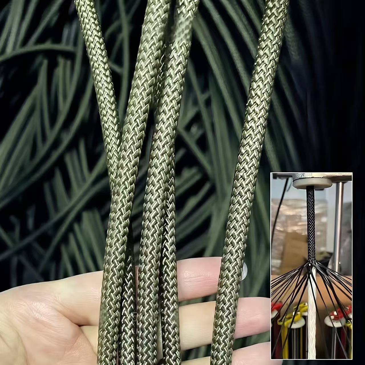 Nylon Braided Rope for Outdoor Use, Various Sizes