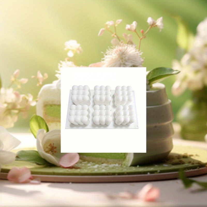 Image of 1pc Bubble Silicone Mold For Cake Silicone Candle Mold French Mold For,,,, Cheesecake,, Shapes Random