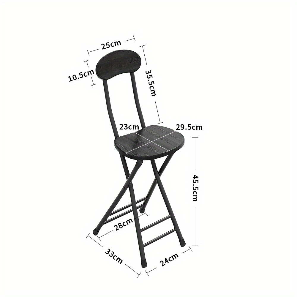TEMU -leg Dining Chairs Foldable Portable Chairs Indoor And Outdoor Furniture Chairs Outdoor Garden Chairs Bar Kitchen Chairs Set Of 4 Space Saving