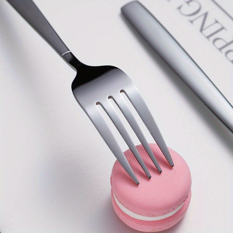 dinner forks of 12 stainless steel modern fork set forks and spoons silverware spoons and forks set Product details 6