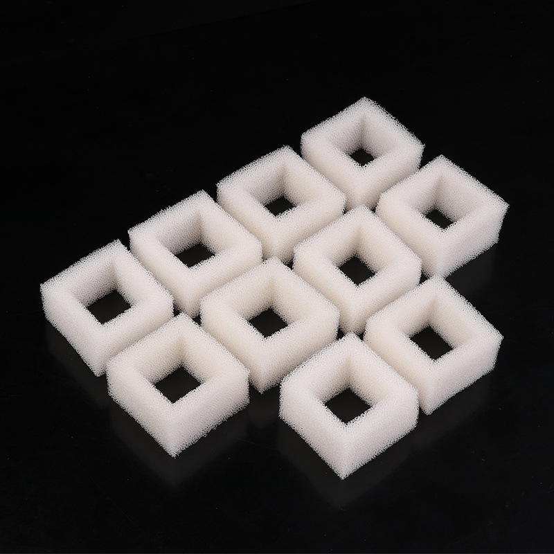 Image of 10pcs Cat Water Fountain Water Pump Foam Filters Compatible With Square Dispensers Pre-filtered For Fresh & Clean Drinking Water