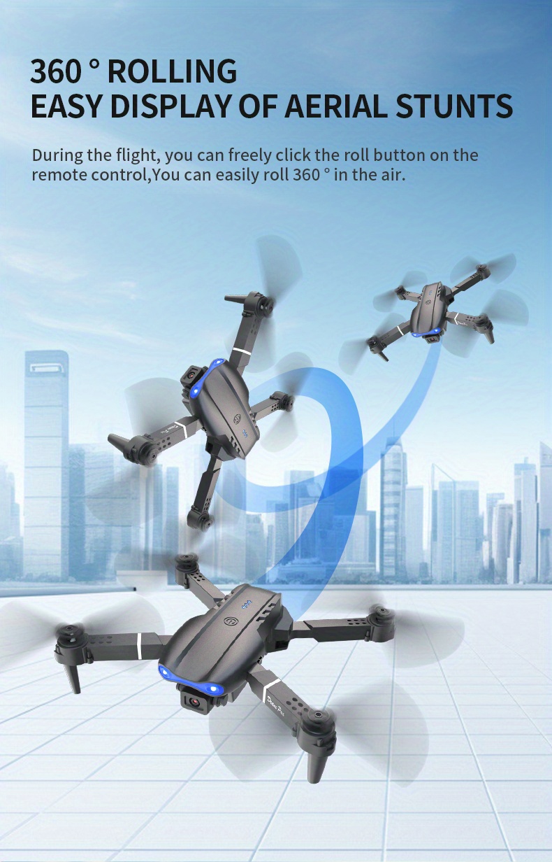 2025 Hot-Selling Screen Control Remote Control Drone with High-Definition Dual Cameras, Easy One-Key Takeoff and Landing, Remote Control Quadcopter Suitable for Beginners and Hobbyists, Affordable Drillone for Halloween and Christmas Perfect as a Holiday Gif