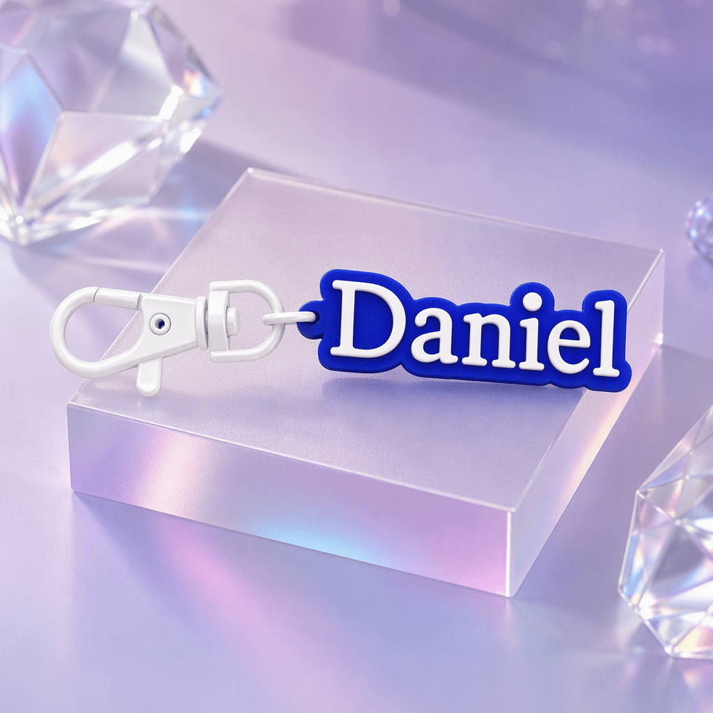 TEMU [customized] 1pc Custom Personalized Name Letter Keychain Multipurpose Keyring Luggage Gym Bag Backpack Tag Tumbler Water Bottle Lunch Bag
