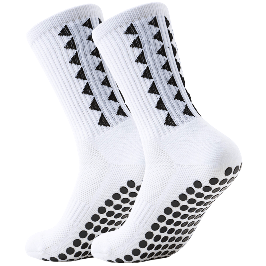 TEMU 1 Pair Everyday Sports Socks Non-slip Grip Men Women Football Basketball Soccer Running Hiking Tennis Skateboard Regular Exercise Wear
