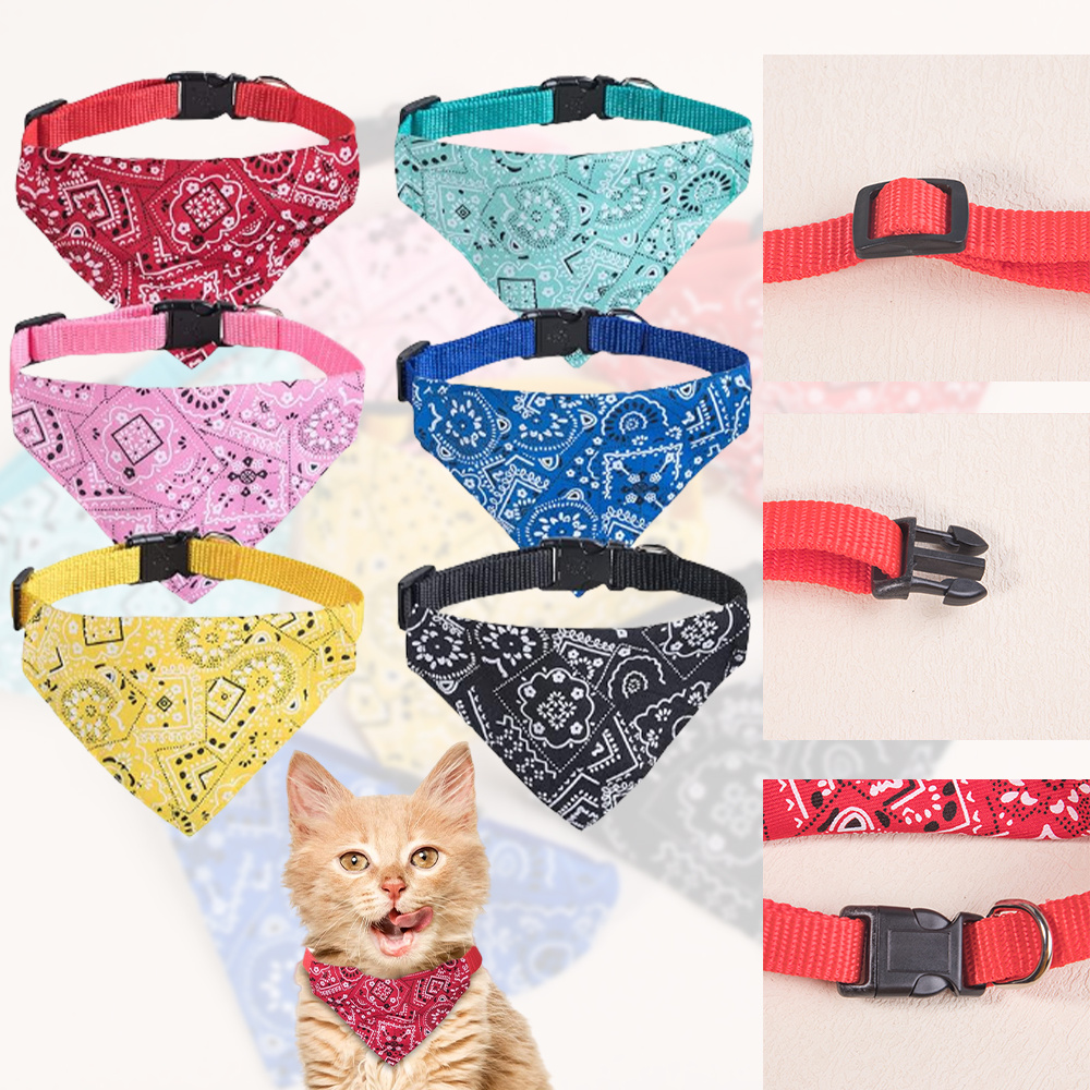 Danish Flag Dog Bandana Adjustable Dog Bib Scarf Handkerchief For Large Medium Small Dogs Cats Pets