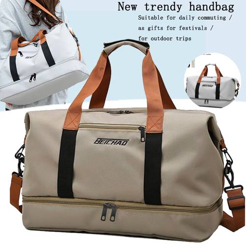 travel bag and luggage bag a versatile shoulder tote for suitable for christmas gifts for men and for daily commutes dates outdoor trips and holidays an gift with random zipper