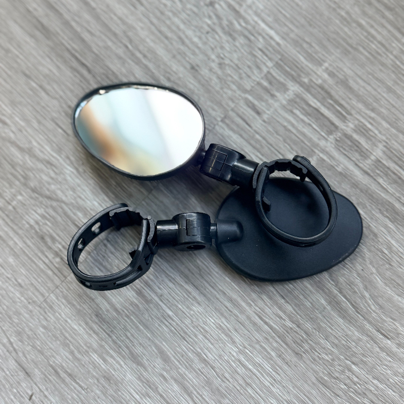 E-shop 2er-Pack Rückspiegel für Ellipsentrainer, HD-Weitwinkel-Konvexlinse zur Beseitigung toter Winkel – 360° drehbar & stoßfest für sicheres Fahren