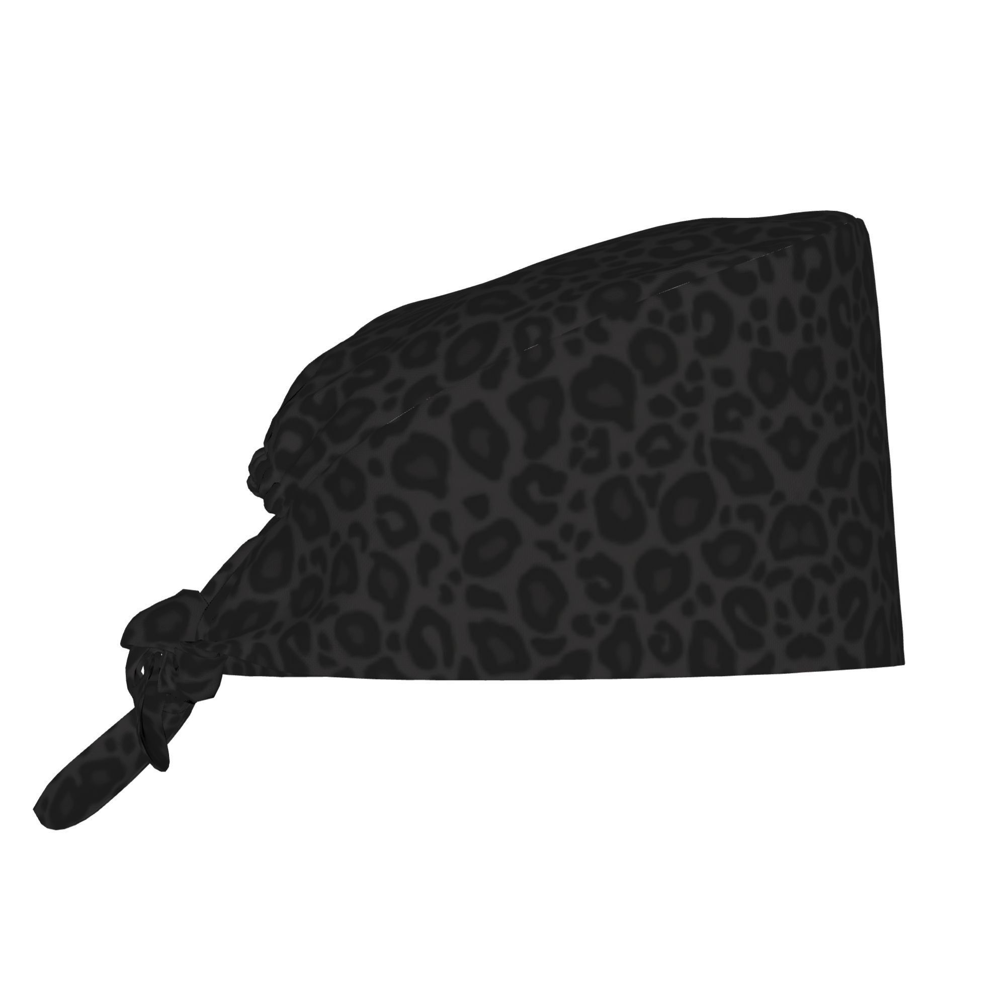 TEMU Casquette de travail à impression 2D plate, motif léopard charbon de bois, couleur , pour un , un style pour les créateurs, , baristas et toute