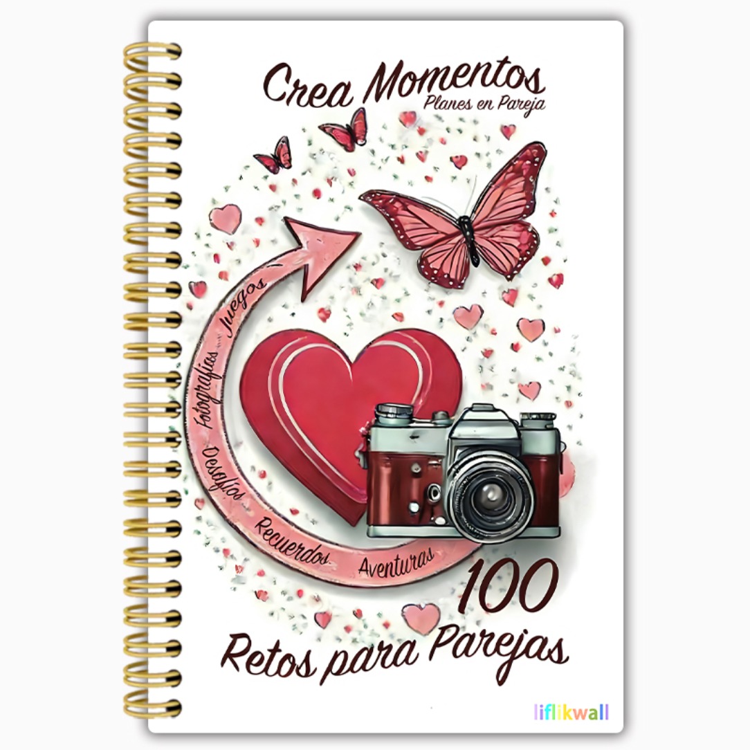 TEMU Cuaderno de 100 citas para el del amor, libro de planes de y , utilizado para grabar citas interesantes, ideal para de San Valentín - Manual de