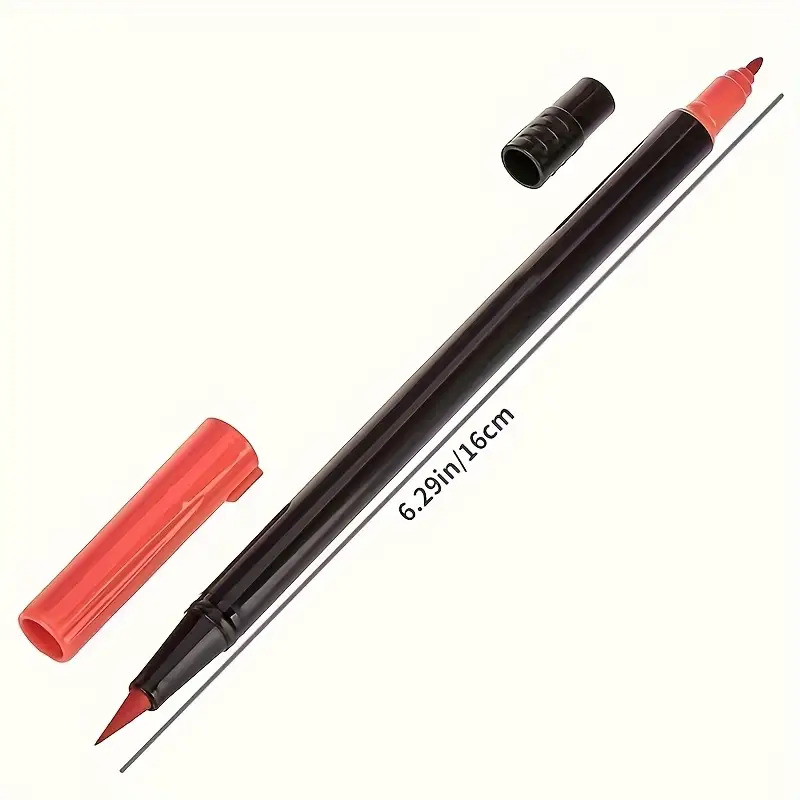 Professional Dual Head Marker Brush Set for Plastic Surfaces