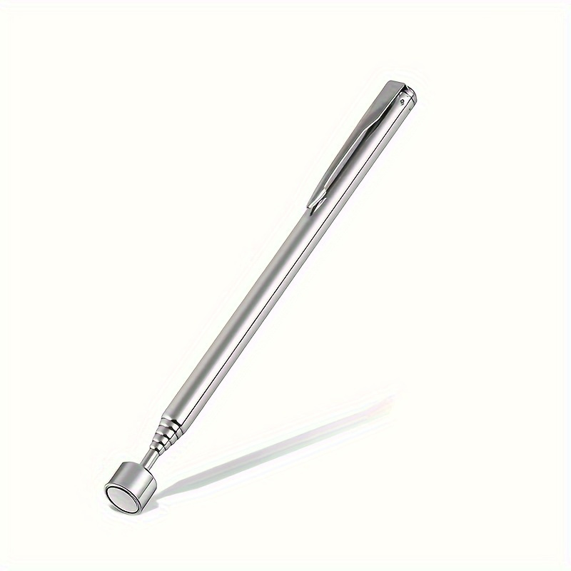 TEMU 3-in-1 Telescopic Stainless Steel Magnetic Pickup Tool — Battery-free Deep Area Retrieval Tool For Auto Repair/construction, Made Of Stainless
