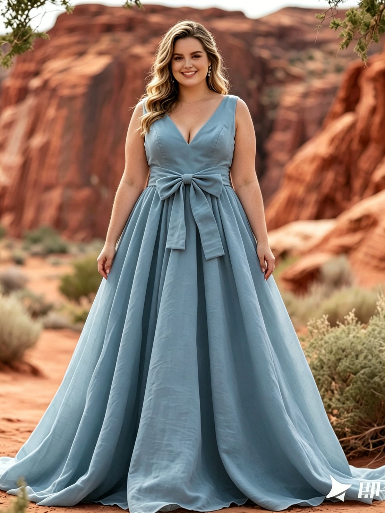 sachin and babi light blue dress Zapaka Women Ivory Plus Size Holiday Dress A Line Tiered Ruffle Spaghetti Straps Asymmetrical Semi-Formal Dress, Ivory / US8 main image 0