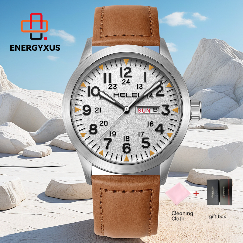 TEMU Elegant For Men Featuring , Luminous Date Display, And Sporty Chronograph Functions, Perfect As A Birthday Gift For A Friend, Without Battery