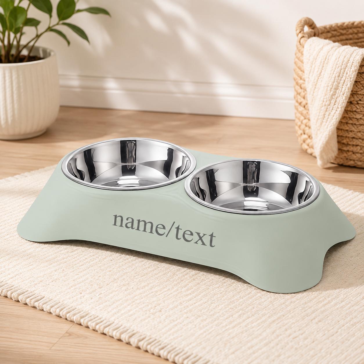 Customized Dual-Purpose Pet Bowl for Eating and Drinking, Protects Neck