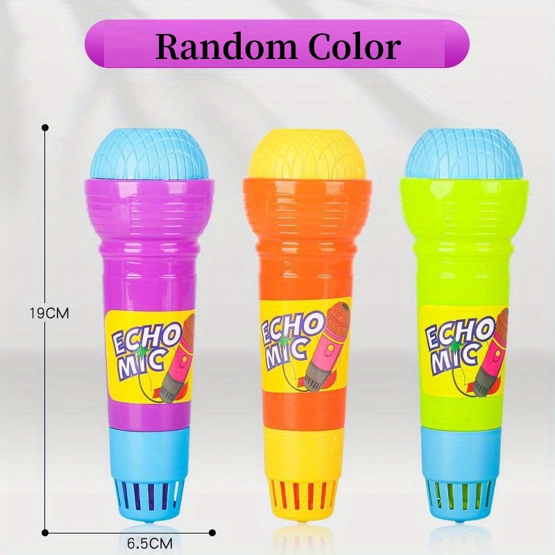 TEMU 1pc Kids Music Toys Echo Microphone Mic Voice Changer Toy Gift Birthday Present Kids Party Song, Music Toys For Kids, Musical Instruments For
