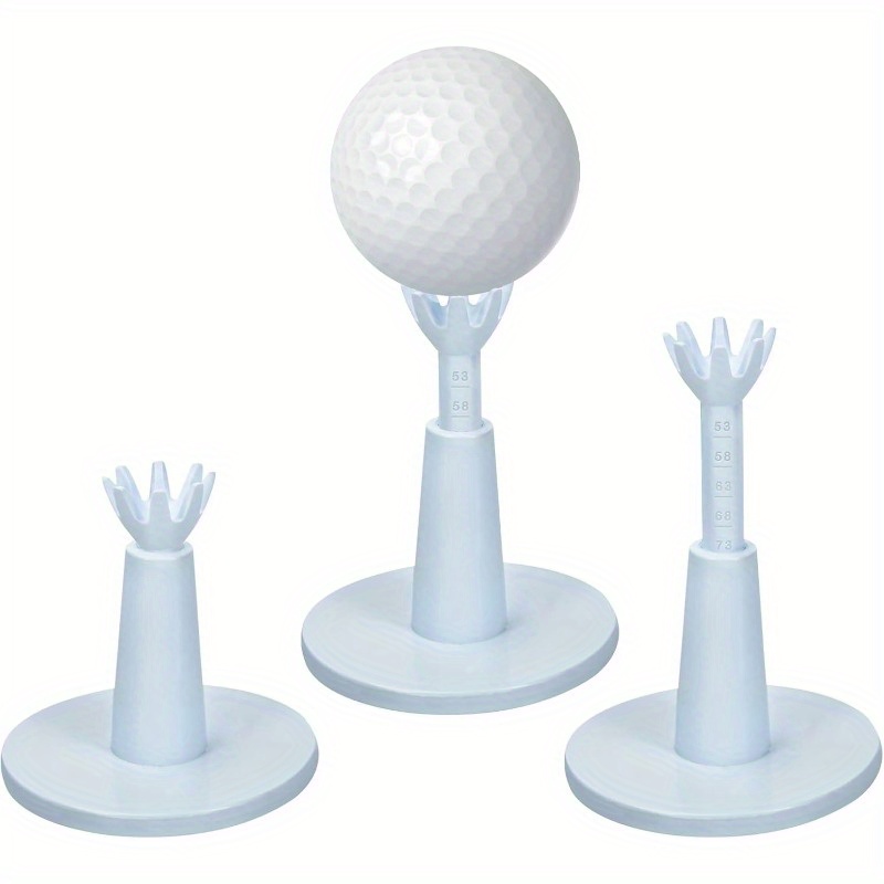 TEMU Golf Tees, Adjustable Golf Tees - Rubber Golf Tees For & Simulator - Essential Golf Accessories For Men's Indoor & Outdoor Practice, Durable And